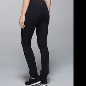 Lululemon reversible Skinny Groove Pant black